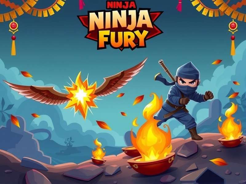 Ninja Kick Fury Game Banner
